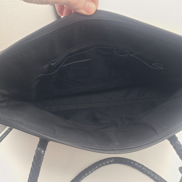 Brighton Butterfly Tapestry Satchel Bag Leather Trim Heart Charms Rare Large - Picture 7 of 13